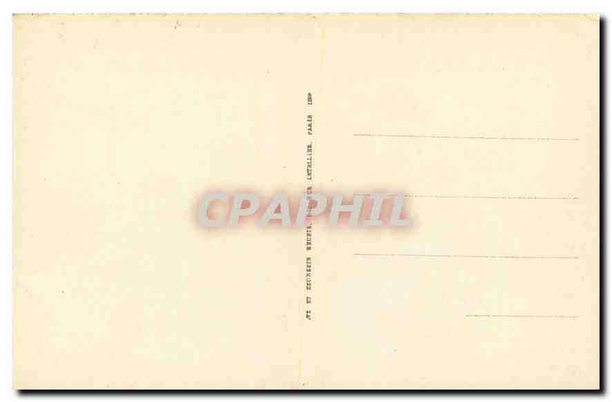 CPA Paris le Palais du Trocadero  — Verso