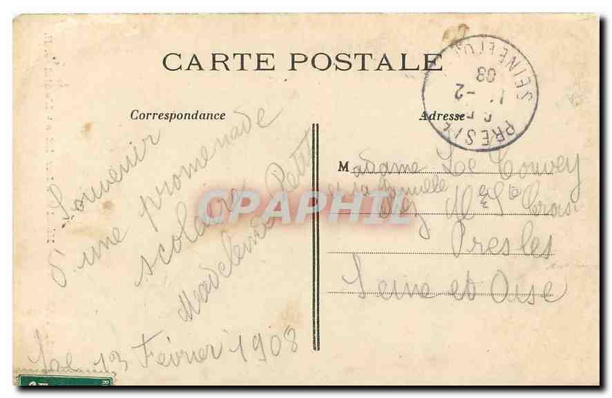 CPA Paris Hotel des Invalides l'autel  — Rückseite
