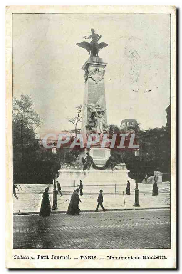 CPA Collection Petit Journal Paris Monument de Gambetta 