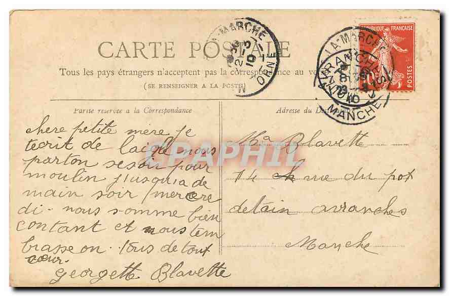 CPA Collection Petit Journal Paris Monument de Gambetta  — Rückseite