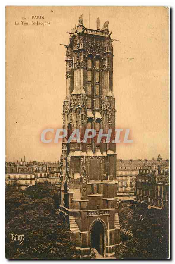 CPA Paris la Tour St Jacques 