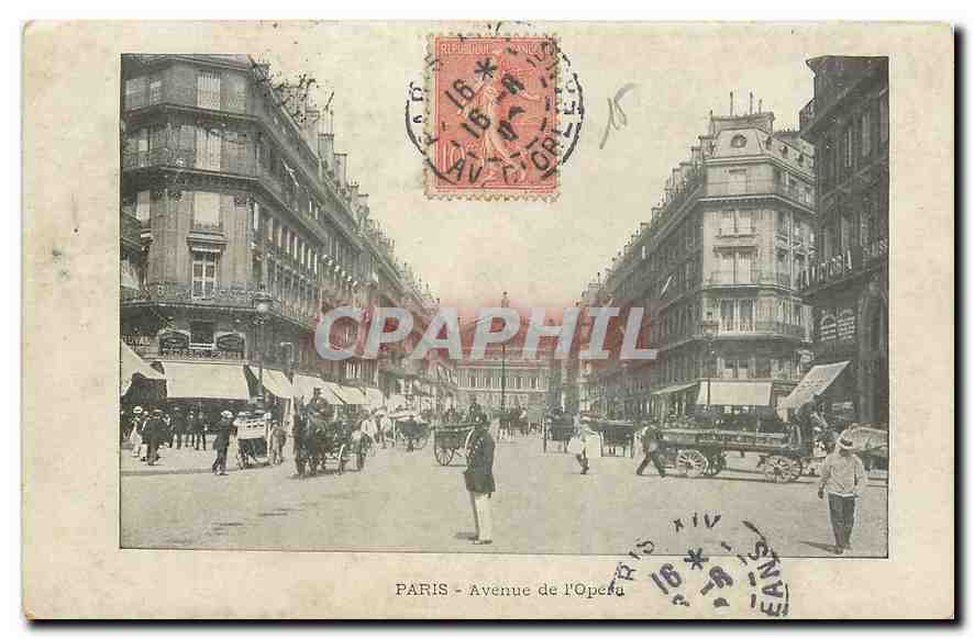 CPA Paris Avenue de l'Opera 