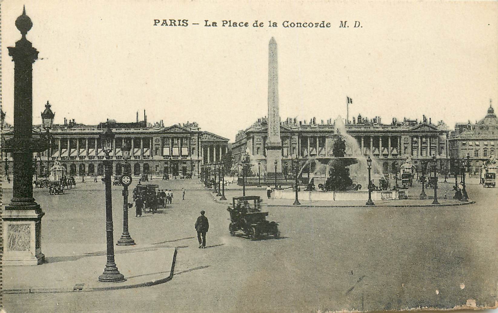 CPA Paris la Place de la Concorde 