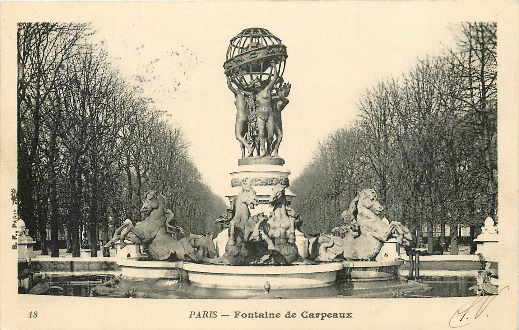 CPA Paris fontaine de Carpeaux 