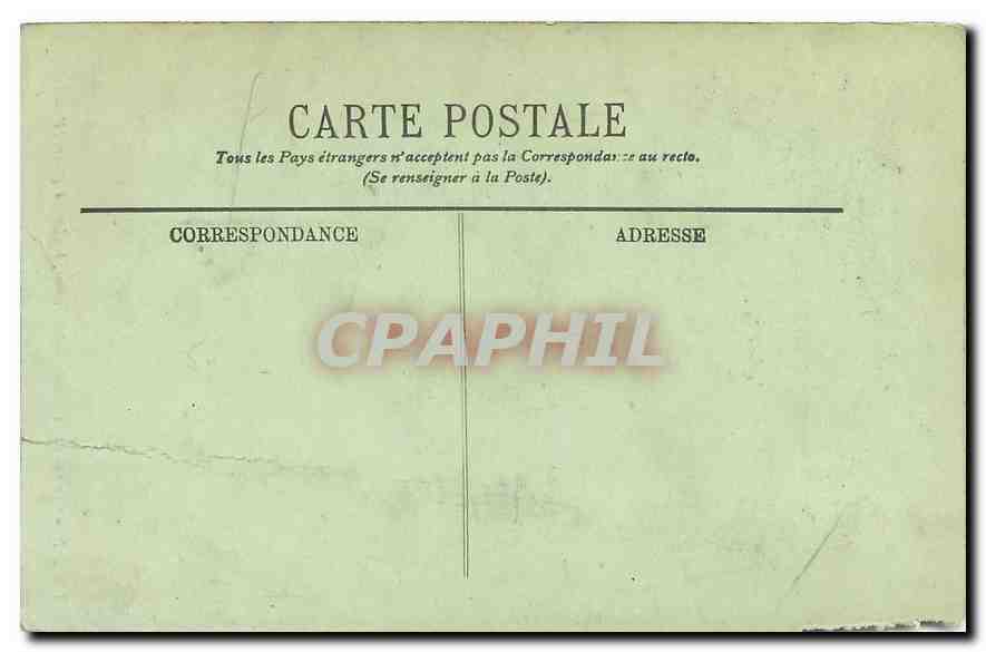 CPA Paris Caserne de la Garde Republique boulevard Henri IV  — Verso