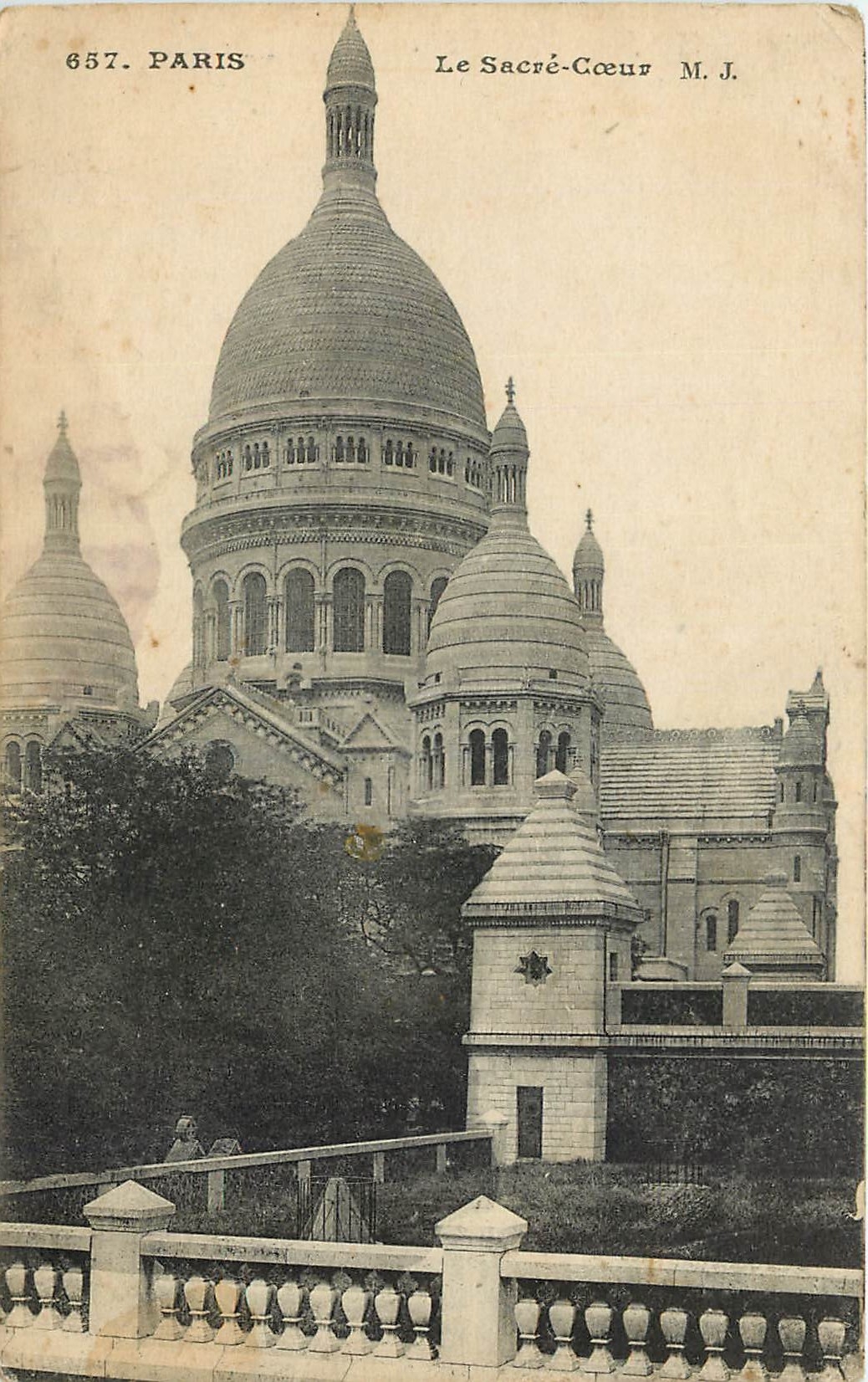 CPA Paris Le Sacre Coeur 