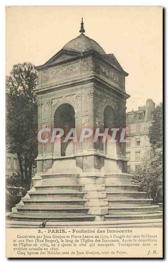 CPA Paris Fontaine des Innocents 