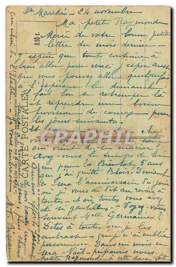 CPA Tout Paris Notre Dame  — Verso