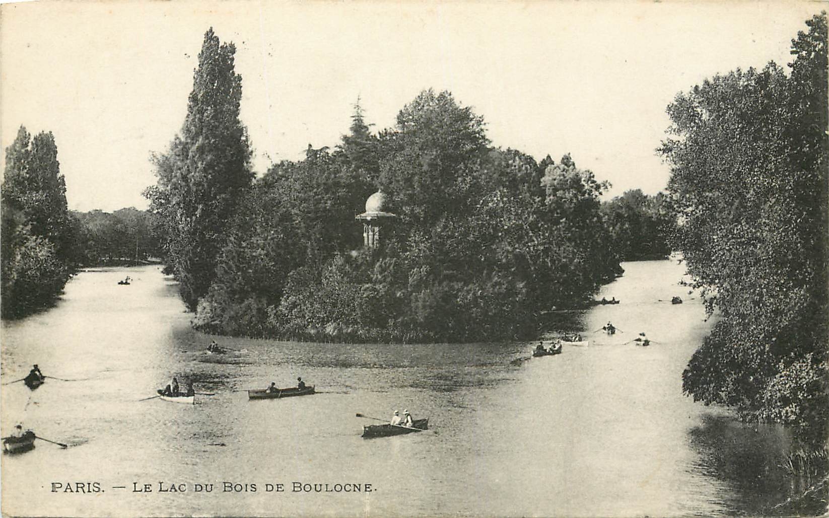 CPA Paris le Lac du Bois de Boulogne 