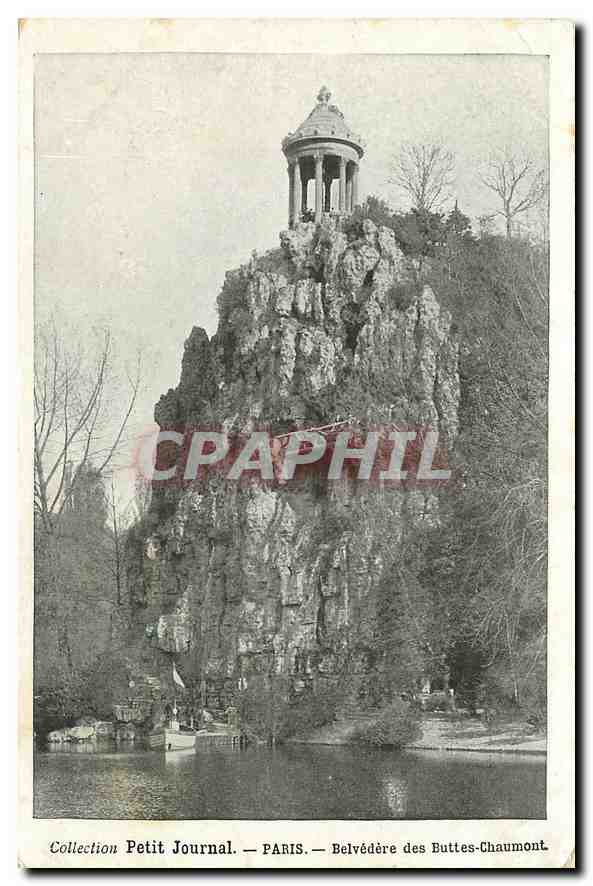 CPA Collection petit Journal Paris Belvedere des Buttes Chaumont 