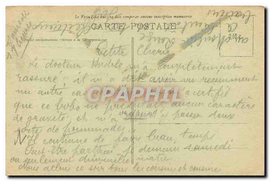 CPA Tout Paris L'Eglise et la Place de la Trinite  — Rückseite