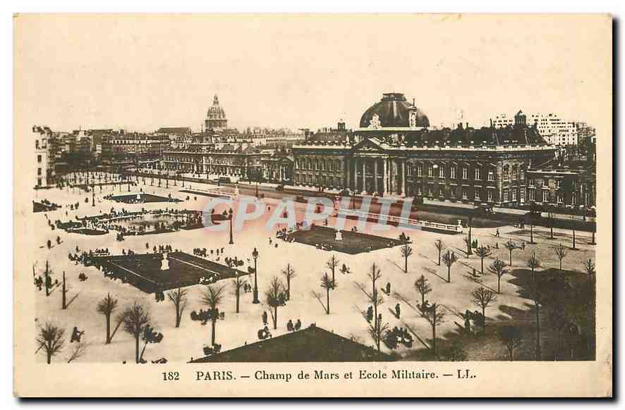 CPA Paris Champ de Mars et Ecole Militaire 