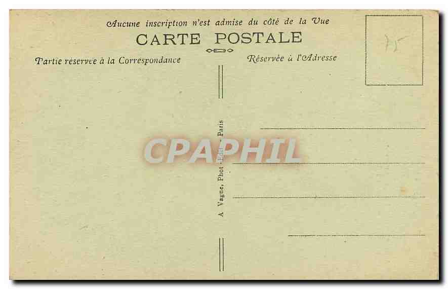 CPA Paris la Sainte Chapelle construite en 1245  — Verso