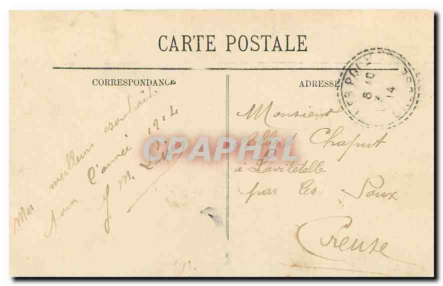 CPA Paris Ile Saint Louis le Quai d'Orleans et Notre Dame  — Rückseite