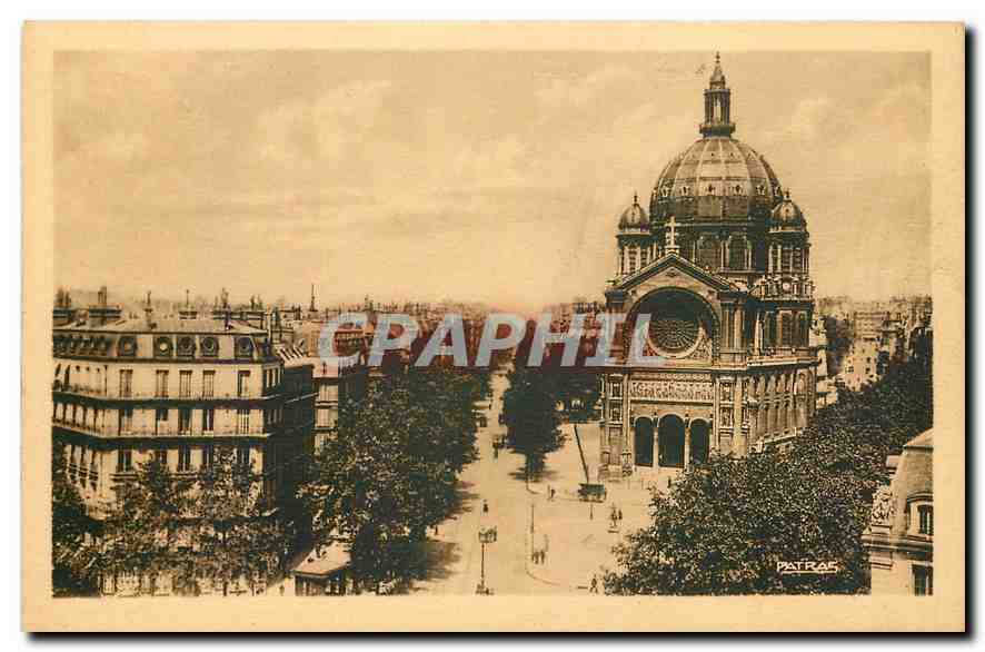 CPA Les jolis coins de Paris Place et eglise Saint Augustin 