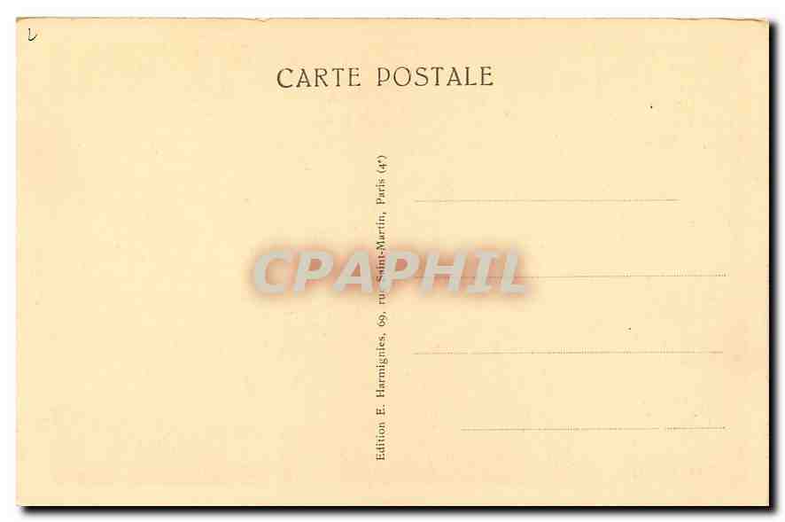CPA Paris la Mosquee de Paris et le Minaret  — Rückseite