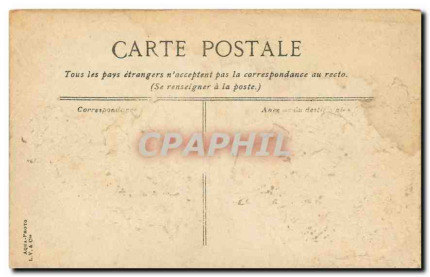 CPA Paris Ecole Militaire  — Rückseite