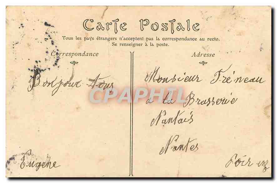 CPA Paris le Jardin du Luxembourg la Fontaine Medicis  — Rückseite