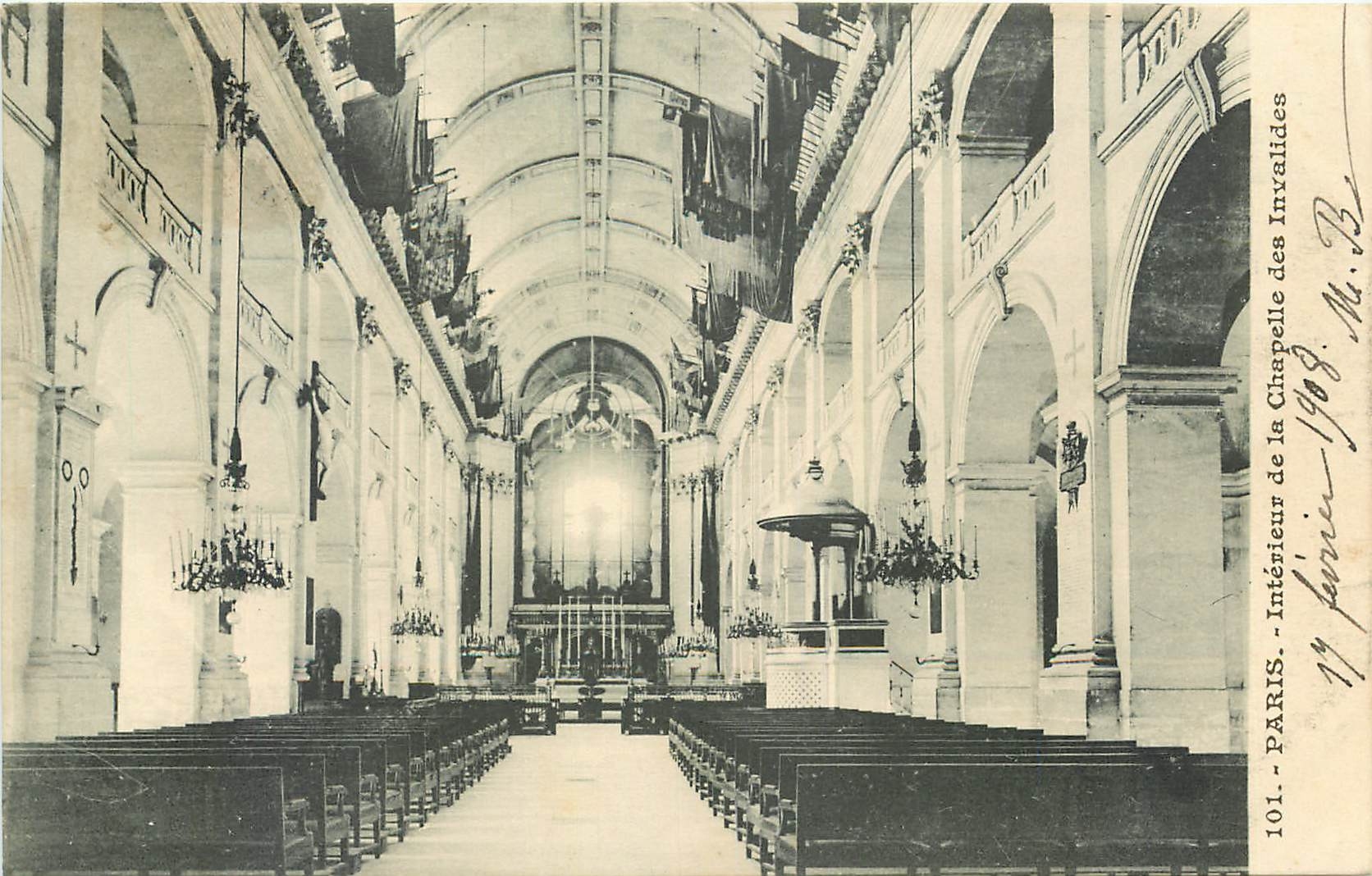 CPA Paris Interieur de la Chapelle des Invalides 
