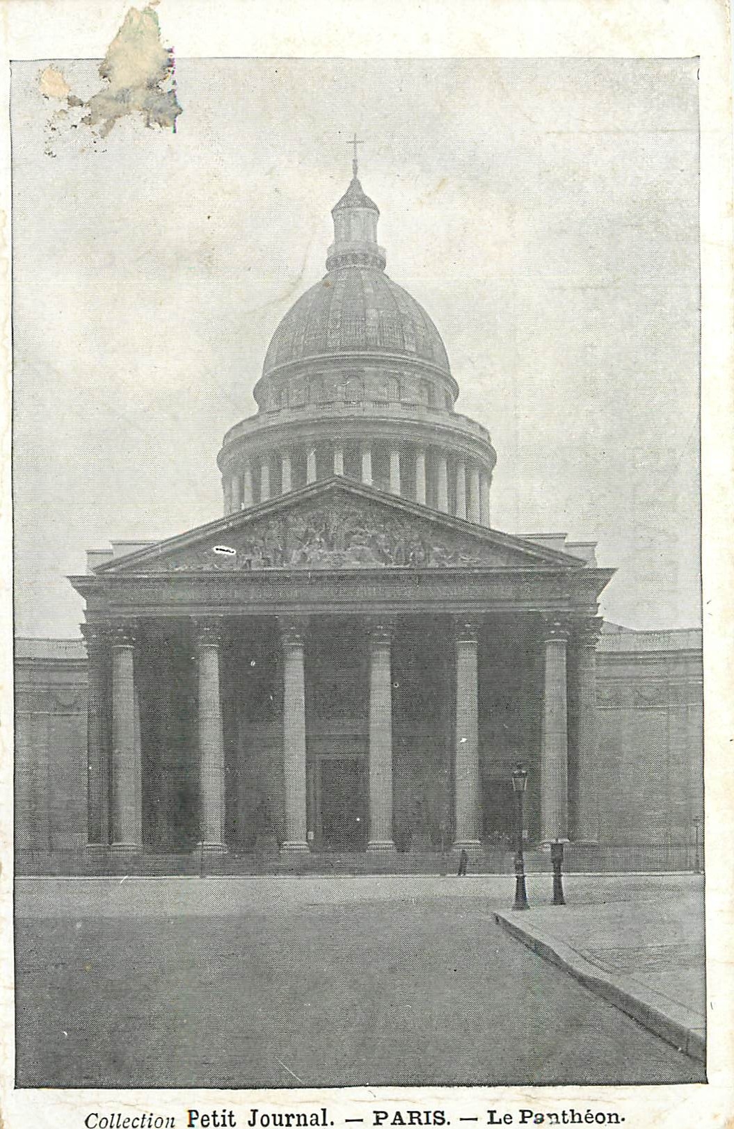 CPA Collection petit Journal Paris le Pantheon 