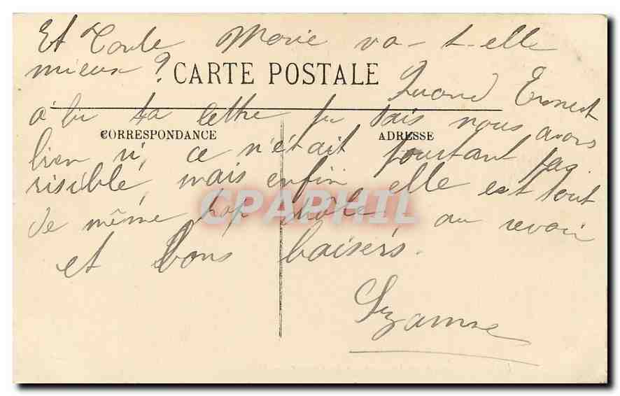 CPA Paris Le bois de Boulogne la Cascade  — Rückseite