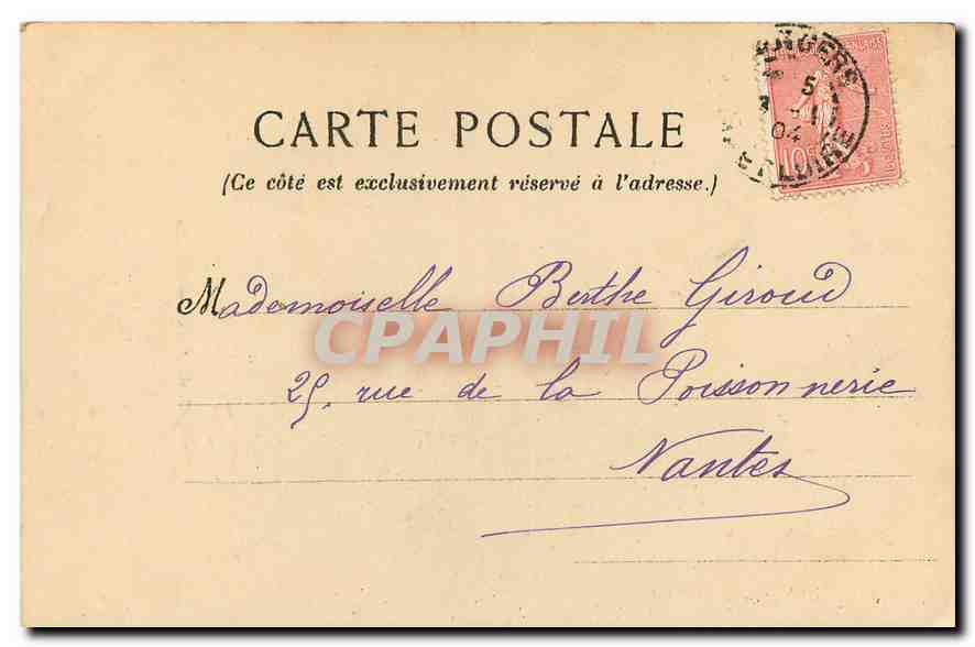 CPA N D de Paris Abside  — Rückseite