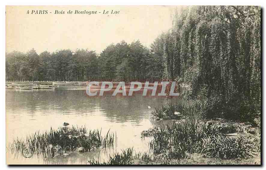 CPA Paris Bois de Boulogne le Lac 