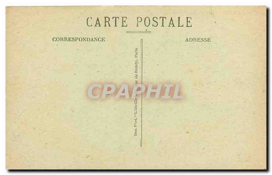 CPA Paris Bois de Boulogne le Lac  — Rückseite