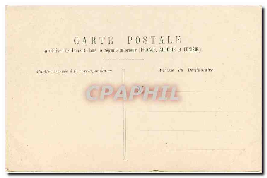 CPA Paris Boulevard de la Madeleine  — Verso