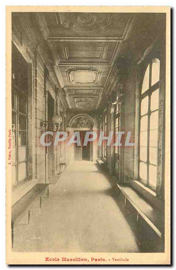 CPA Ecole Massillon Paris Vestibule 