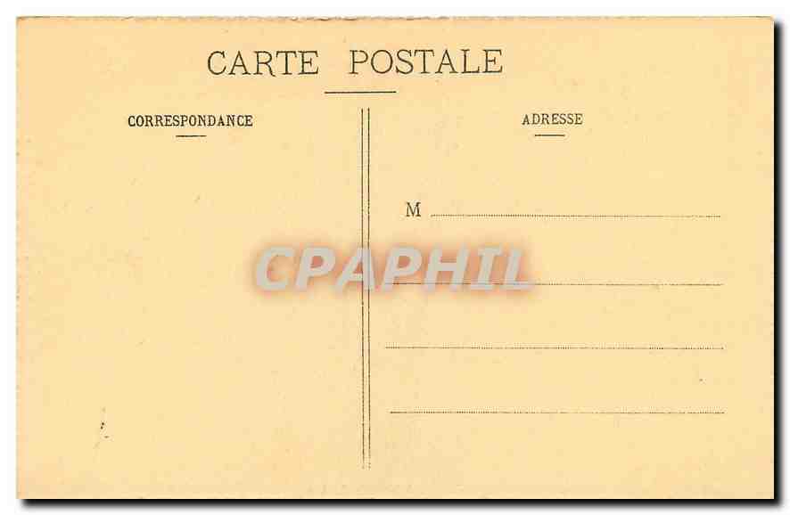 CPA Ecole Massillon Paris Vestibule  — Verso