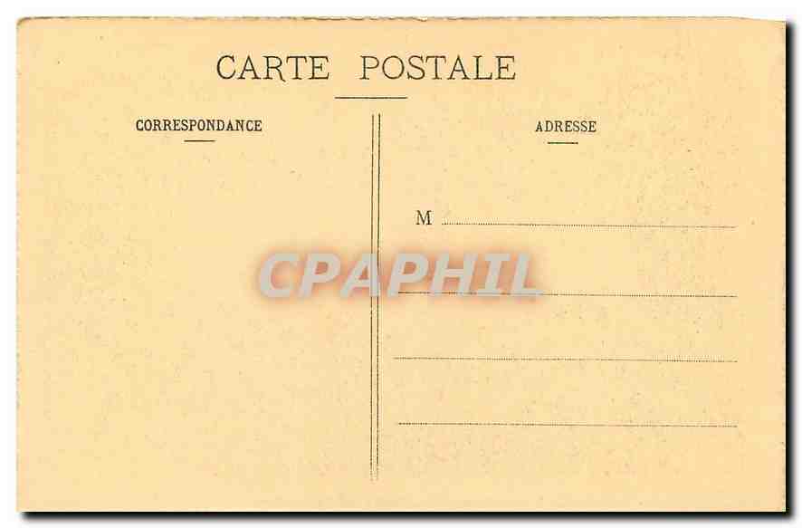 CPA Ecole Massillon Paris Salle des Fetes  — Rückseite
