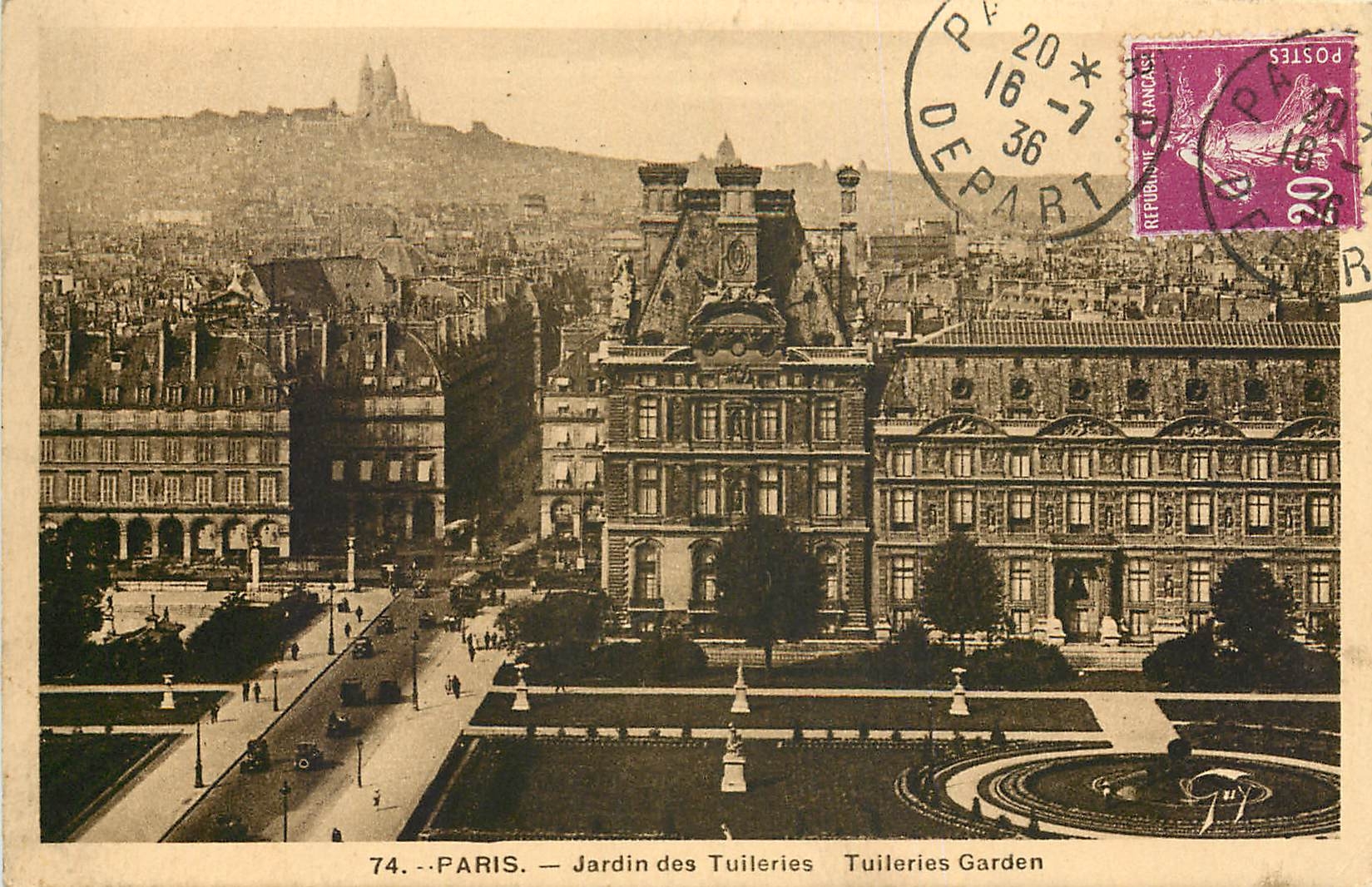 CPA Paris Jardin des Tuileries 
