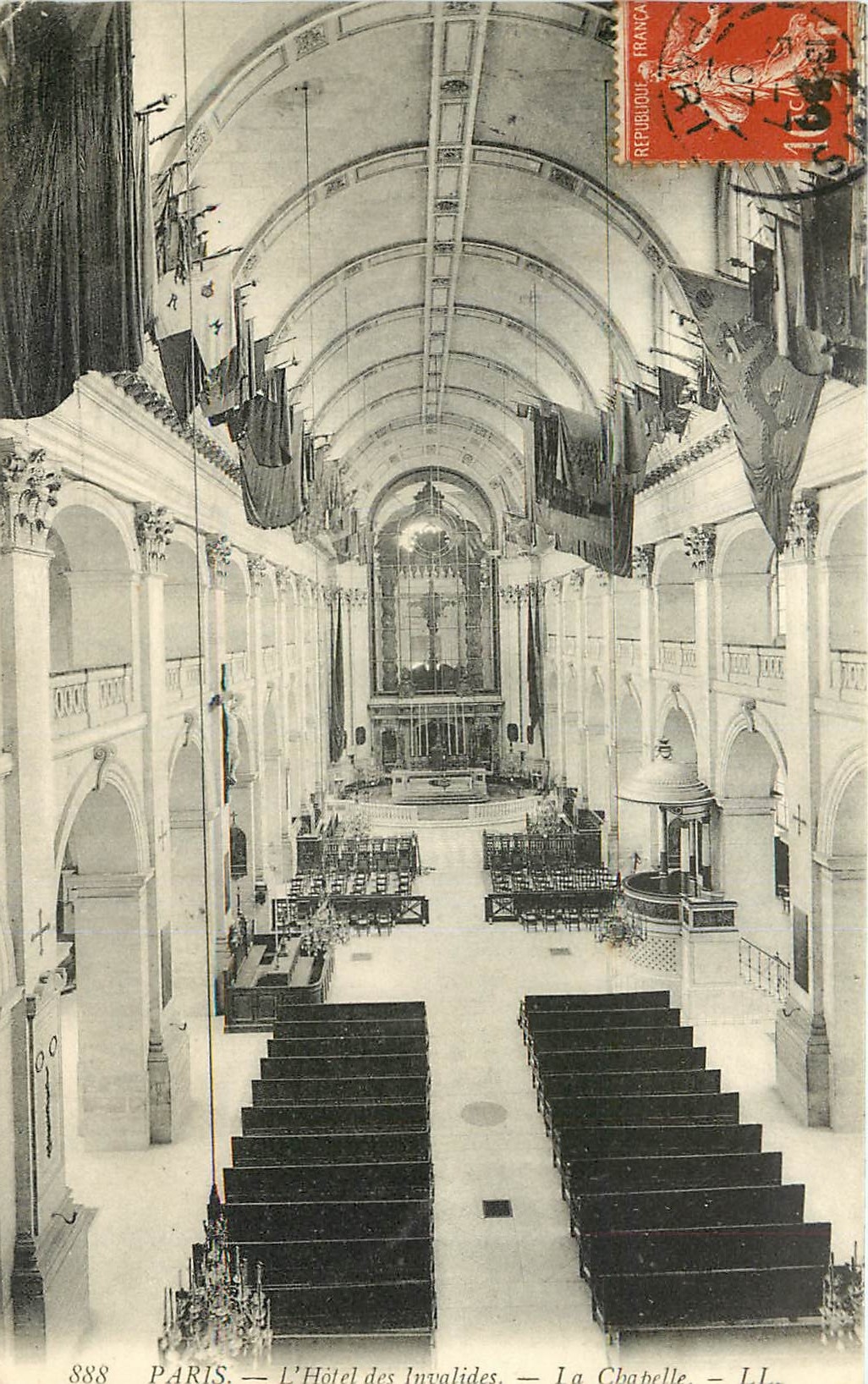 CPA Paris L'Hotel des invalides la Chapelle 
