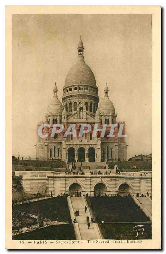 CPA Paris Sacre Coeur 