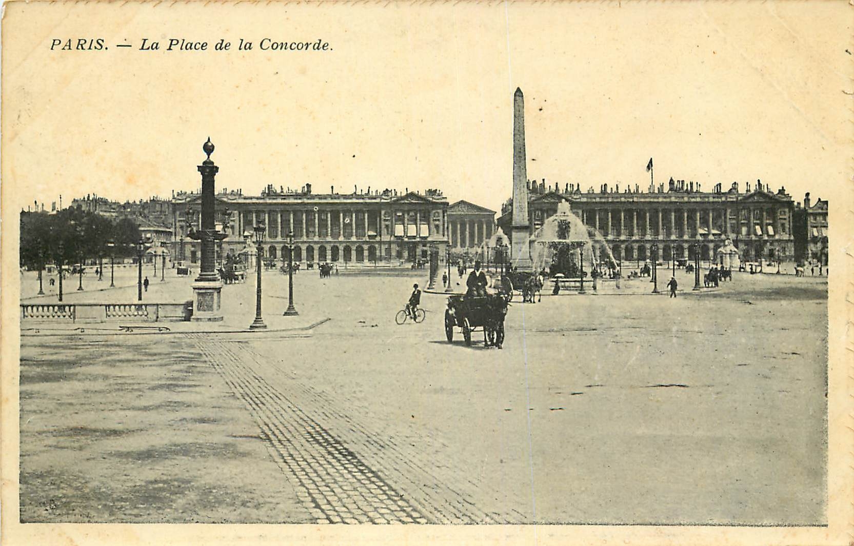 CPA Paris La Place de la Concorde 
