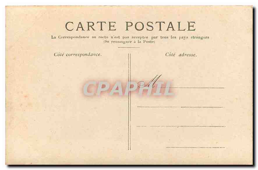 CPA Paris le petit Palais Champs Elysees  — Rückseite