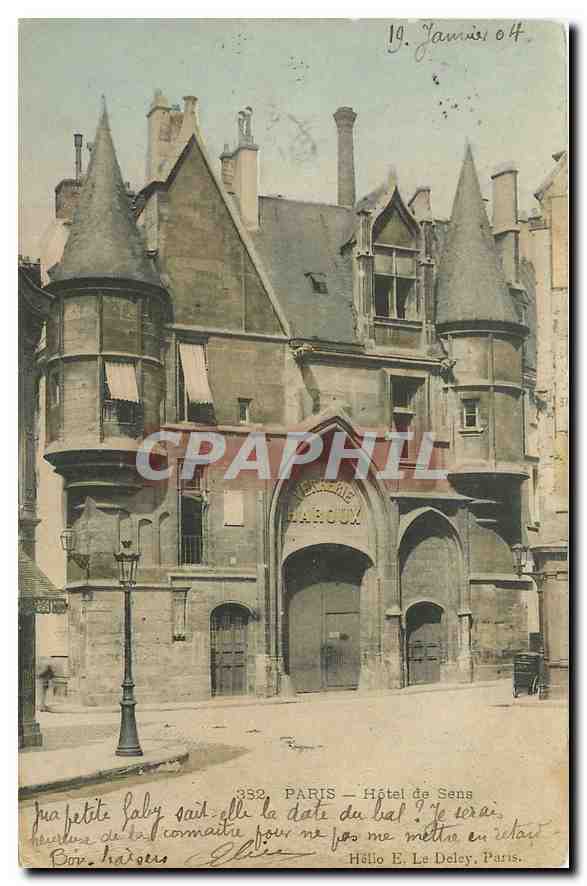 CPA Paris Hotel de Sens 