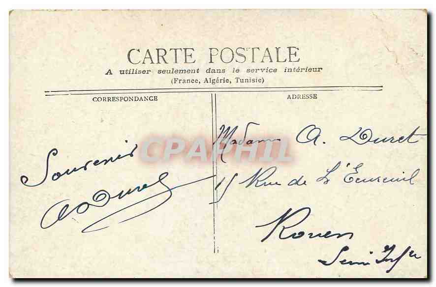 CPA Paris Theatre du Vaudeville et b des Italiens — Rückseite