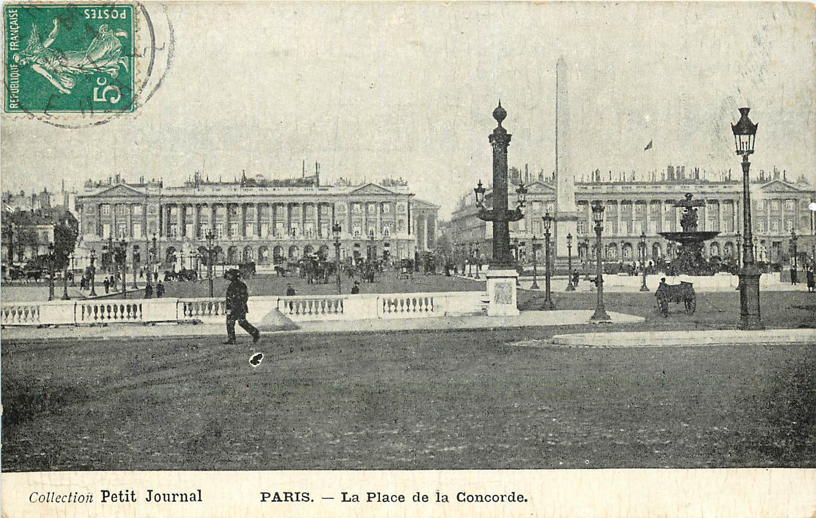 CPA Collection petit Journal Paris la Place de la Concorde 
