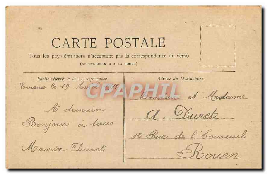CPA Collection petit Journal Paris la Place de la Concorde  — Verso