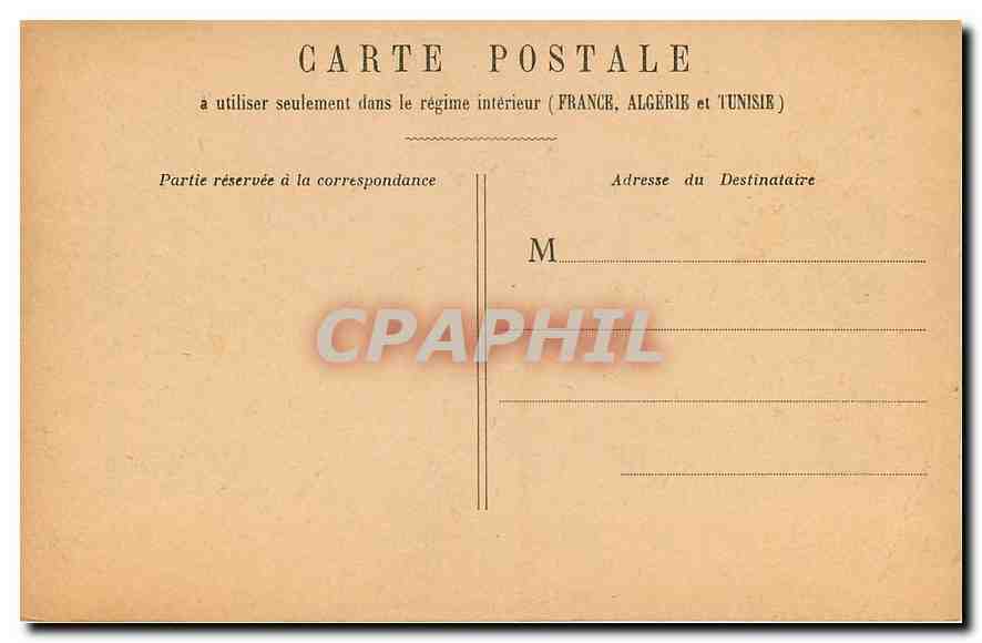 CPA Paris Institut de France Elixir Colombier — Rückseite
