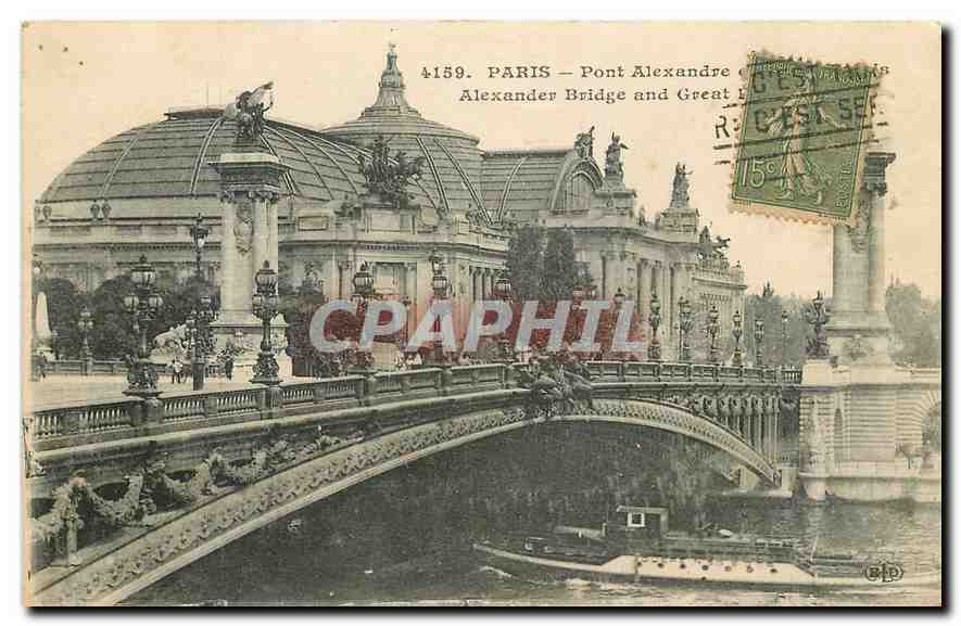 CPA Paris Pont Alexandre III 