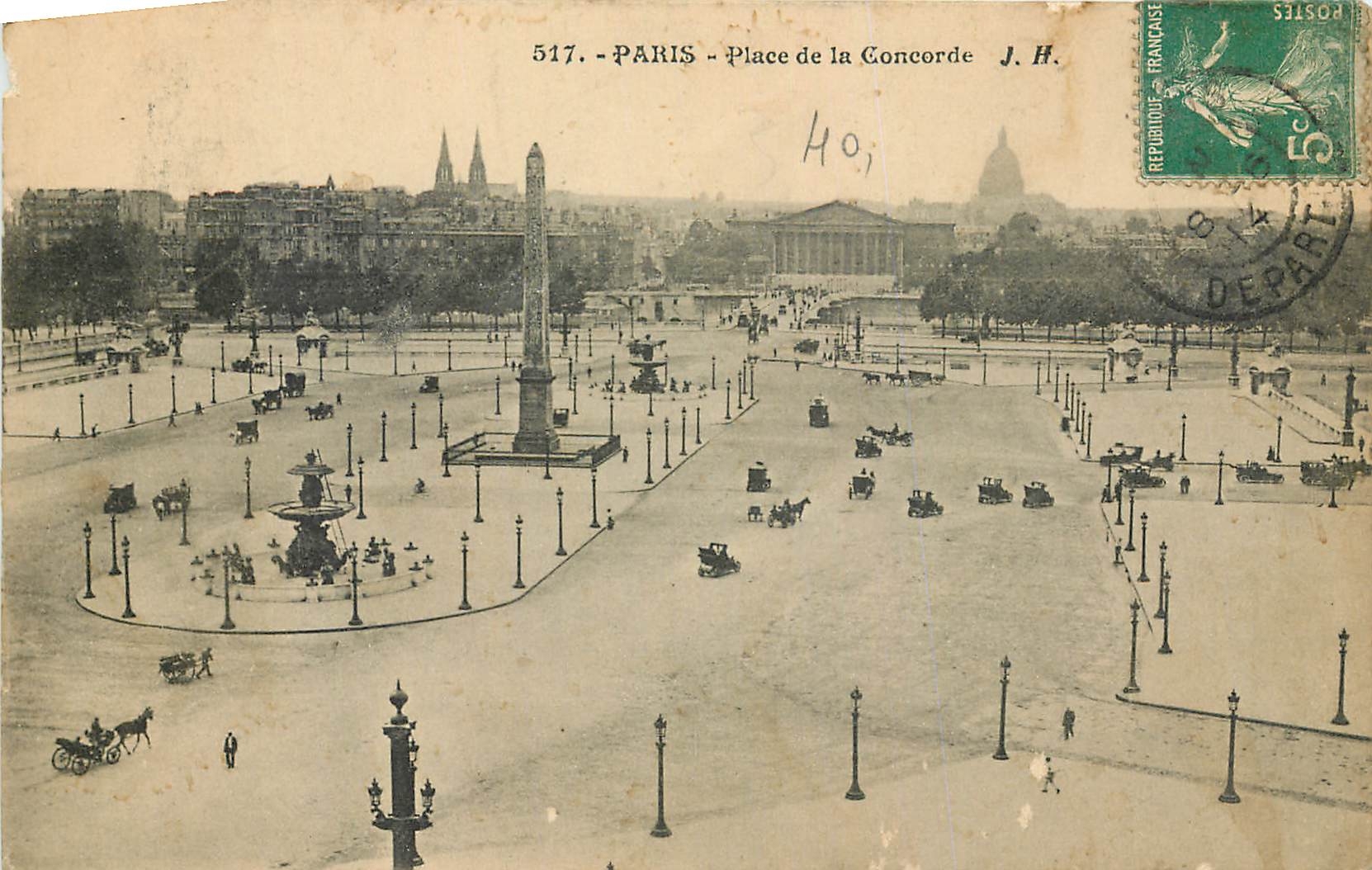 CPA Paris Place ed la Concorde 