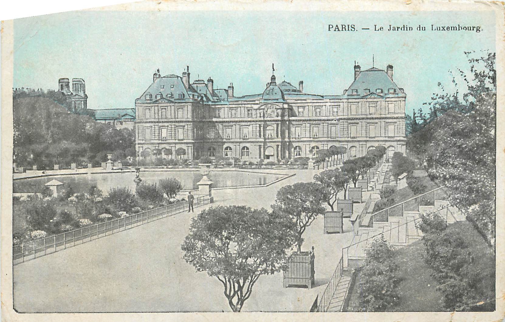 CPA Paris Le Jardin du Luxembourg 