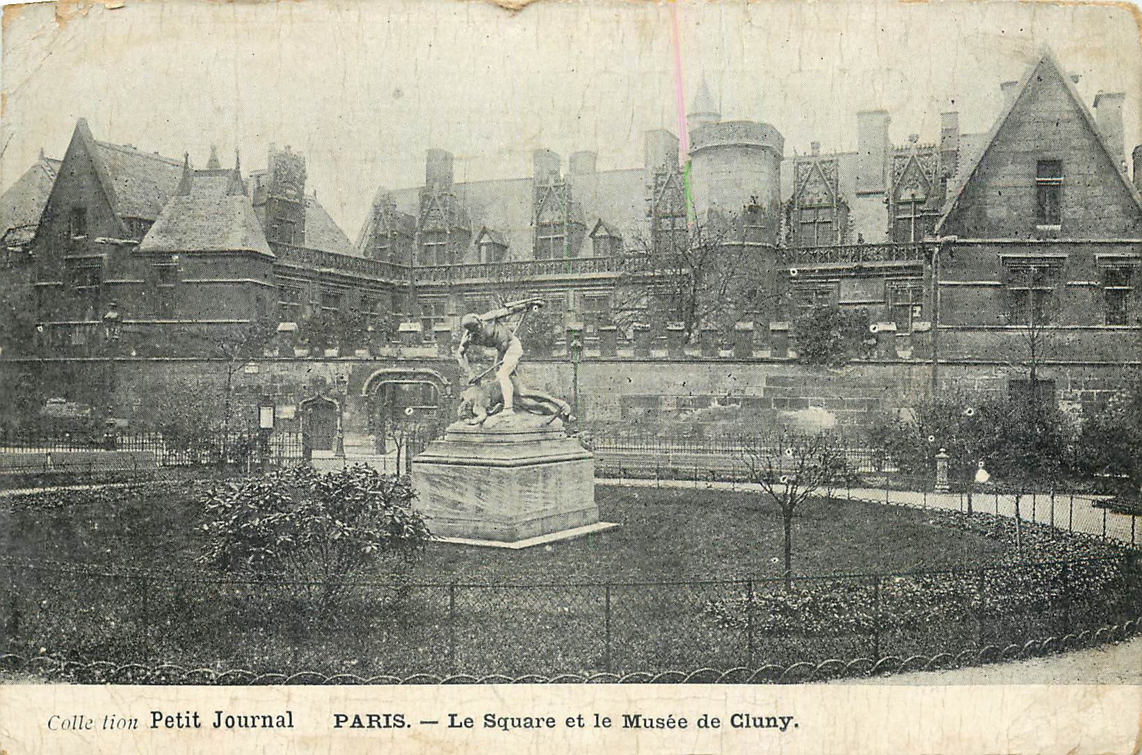 Paris — Le Square et le Musée de Cluny — Collection Petit Journal