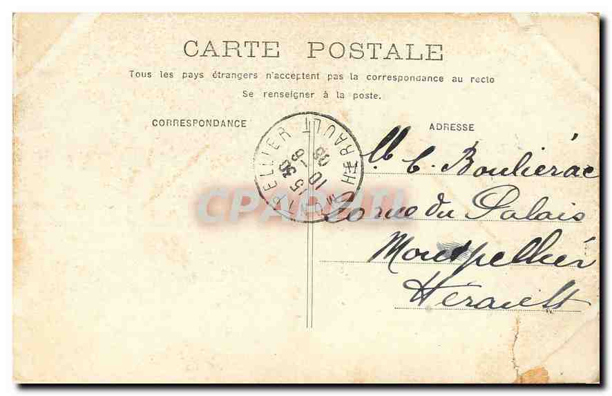 CPA Paris Le Grand Palais  — Verso