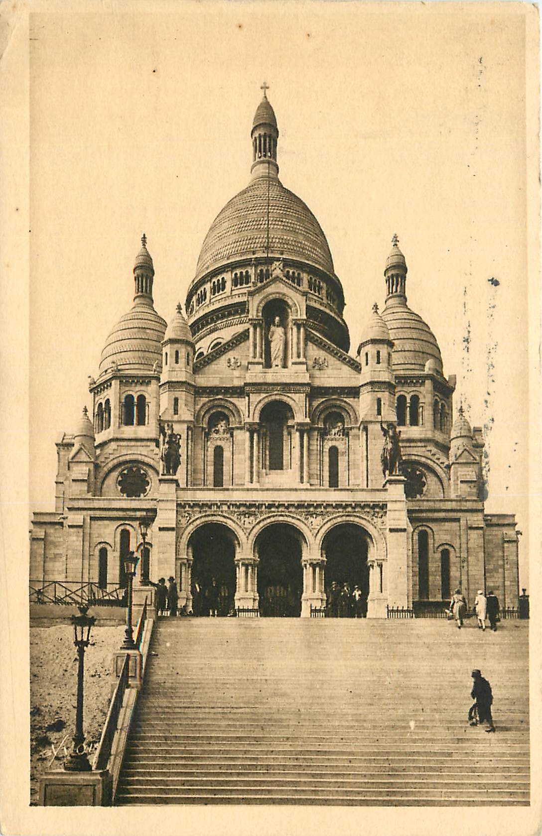 CPA Paris en Flanant La Basilique du Sacre Coeur 