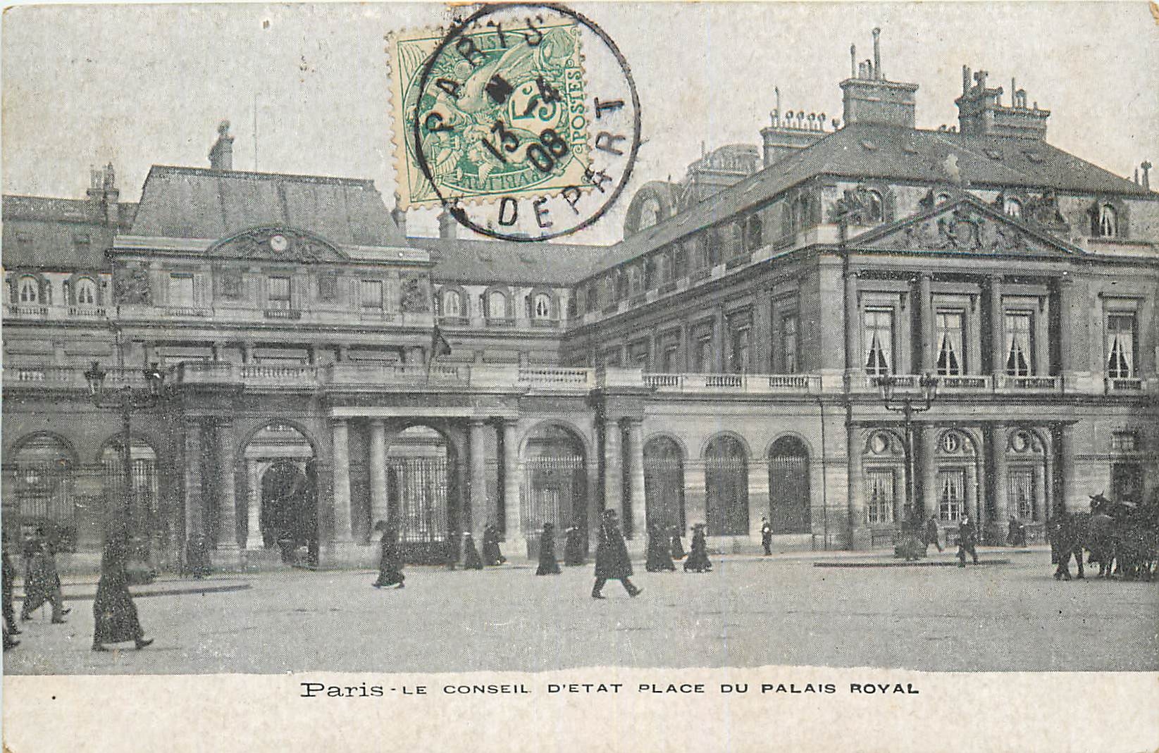 CPA Paris Le Conseil d'Etat Place du Palais Royal 