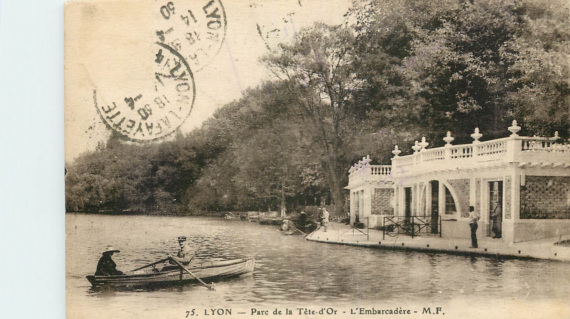 CPA Lyon Parc de la Tete d'Or L'Embarcadere 